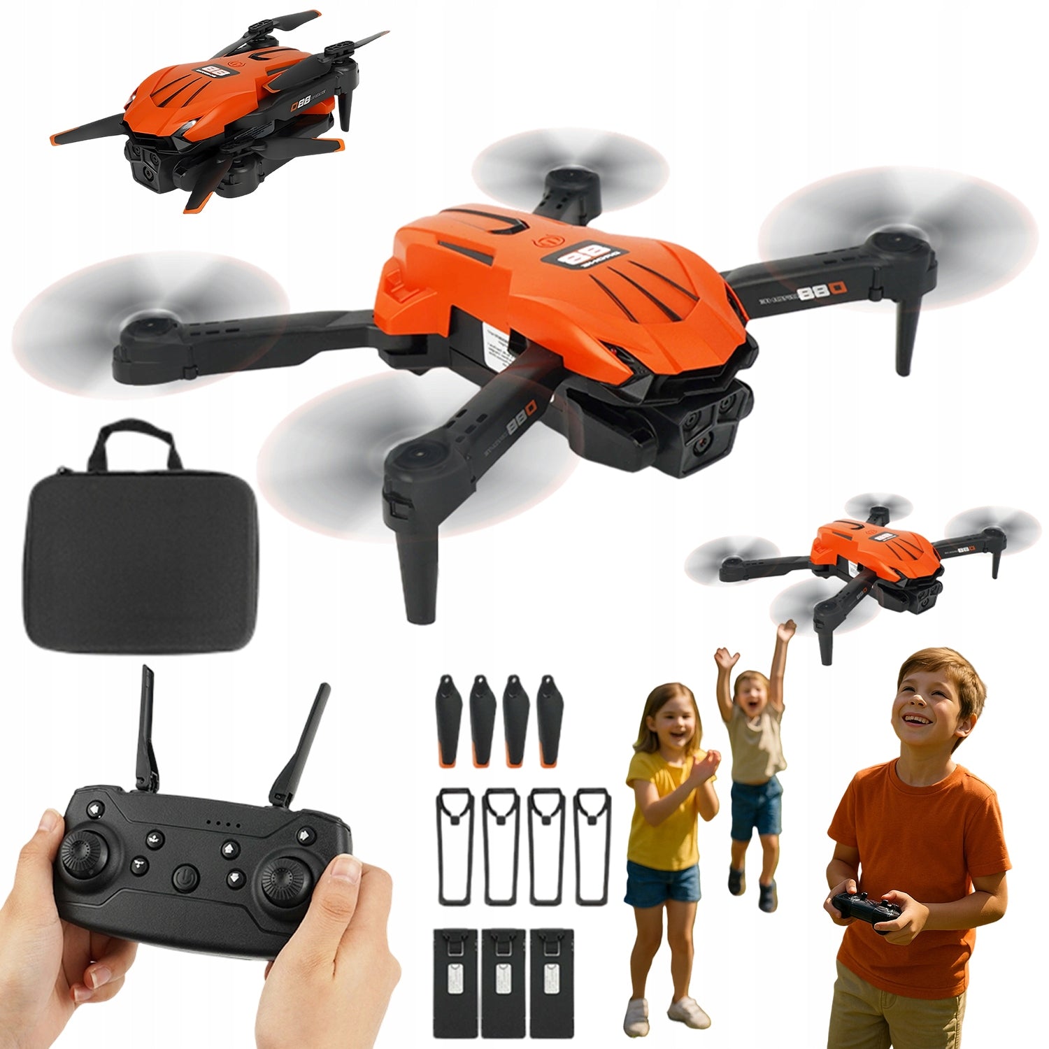 DRONE WITH OPTICAL POSITIONING AND HOVER FUNCTION MULTIFUNCTIONAL