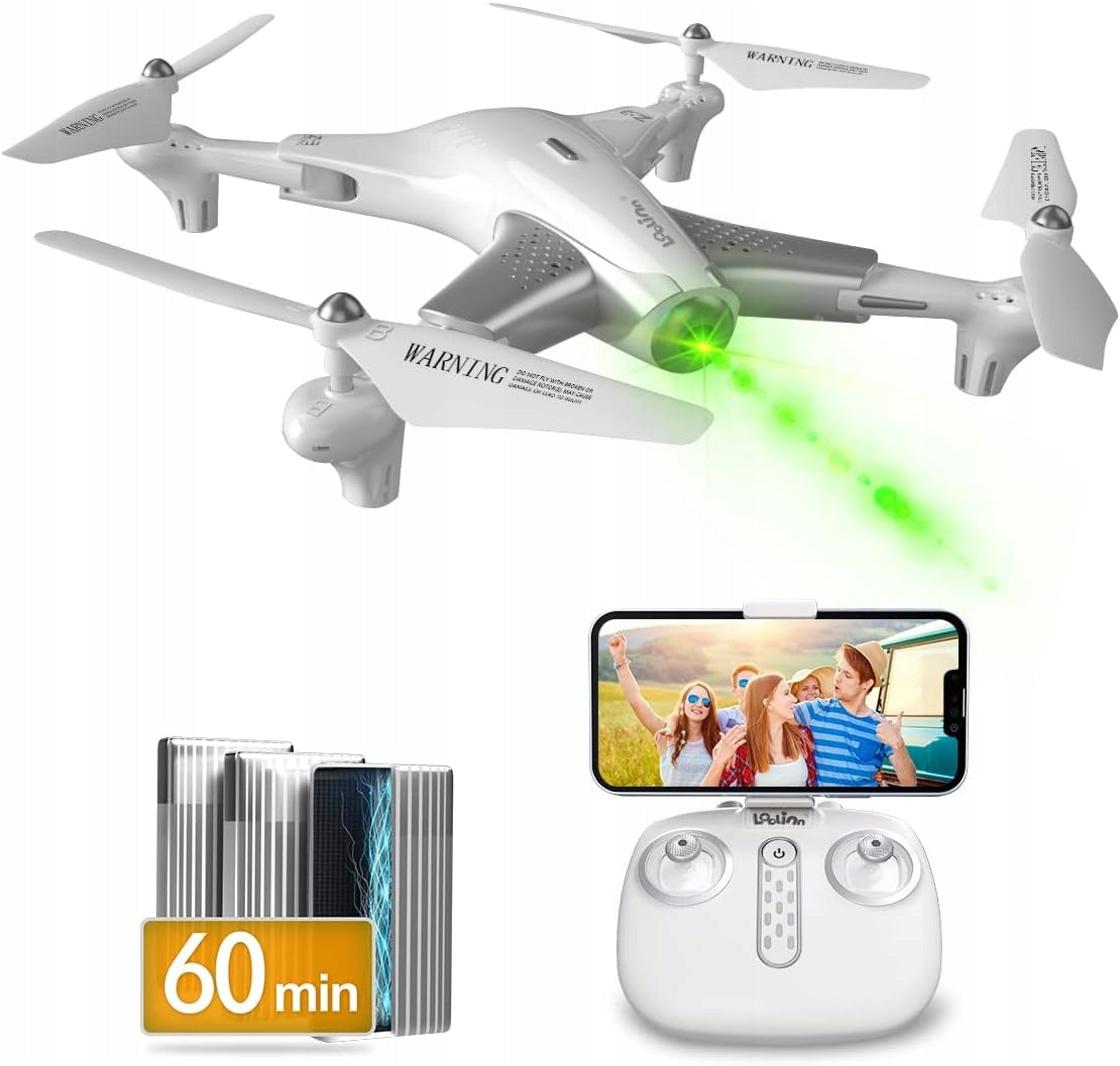 DRONE WITH OPTICAL POSITIONING TECHNOLOGY 60 MIN FLIGHT HD