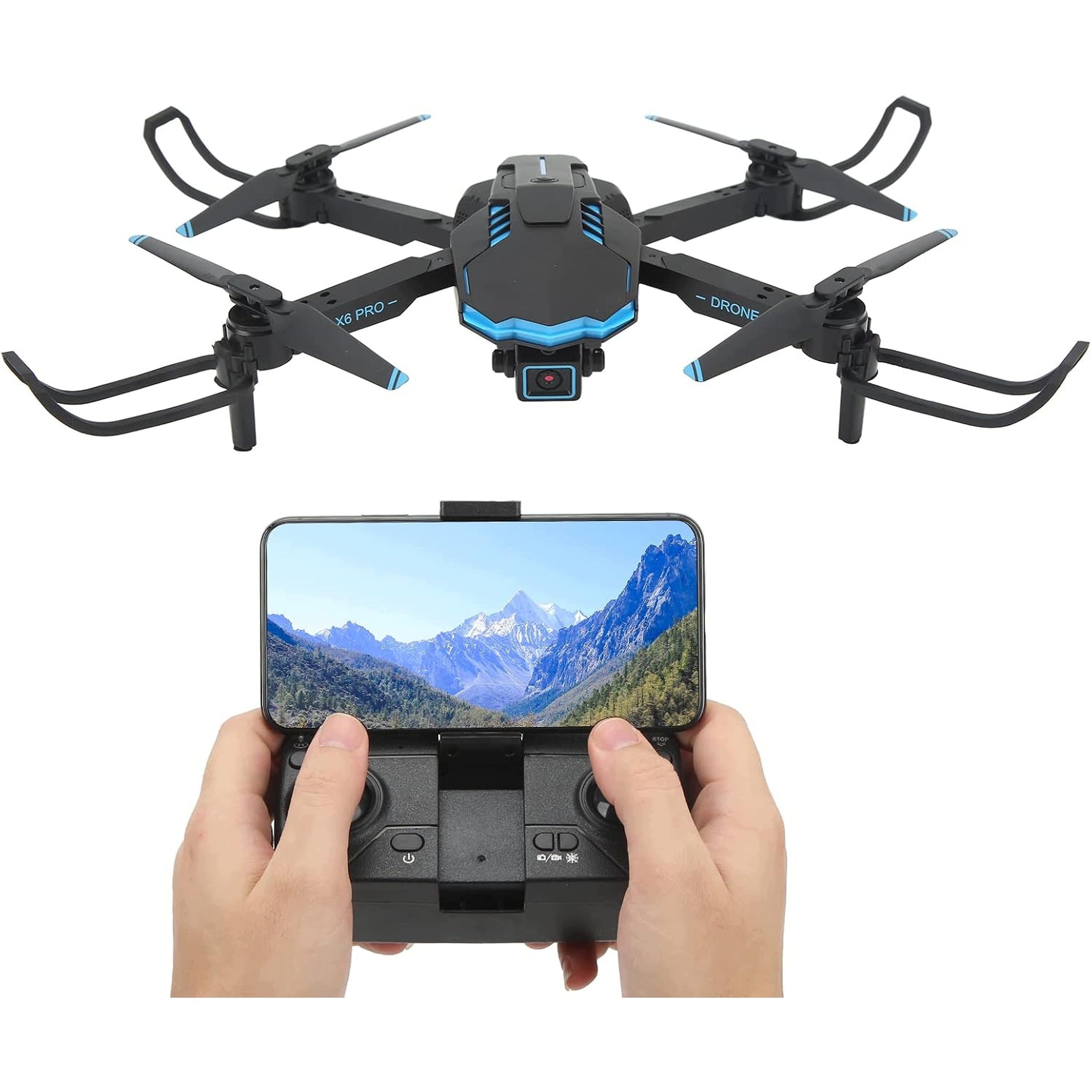 DRONE X6 FOLDABLE 4K NESTNICHE CAMERA FOLDABLE QUADCOPTER 1080P 3D Model HTFL00IY