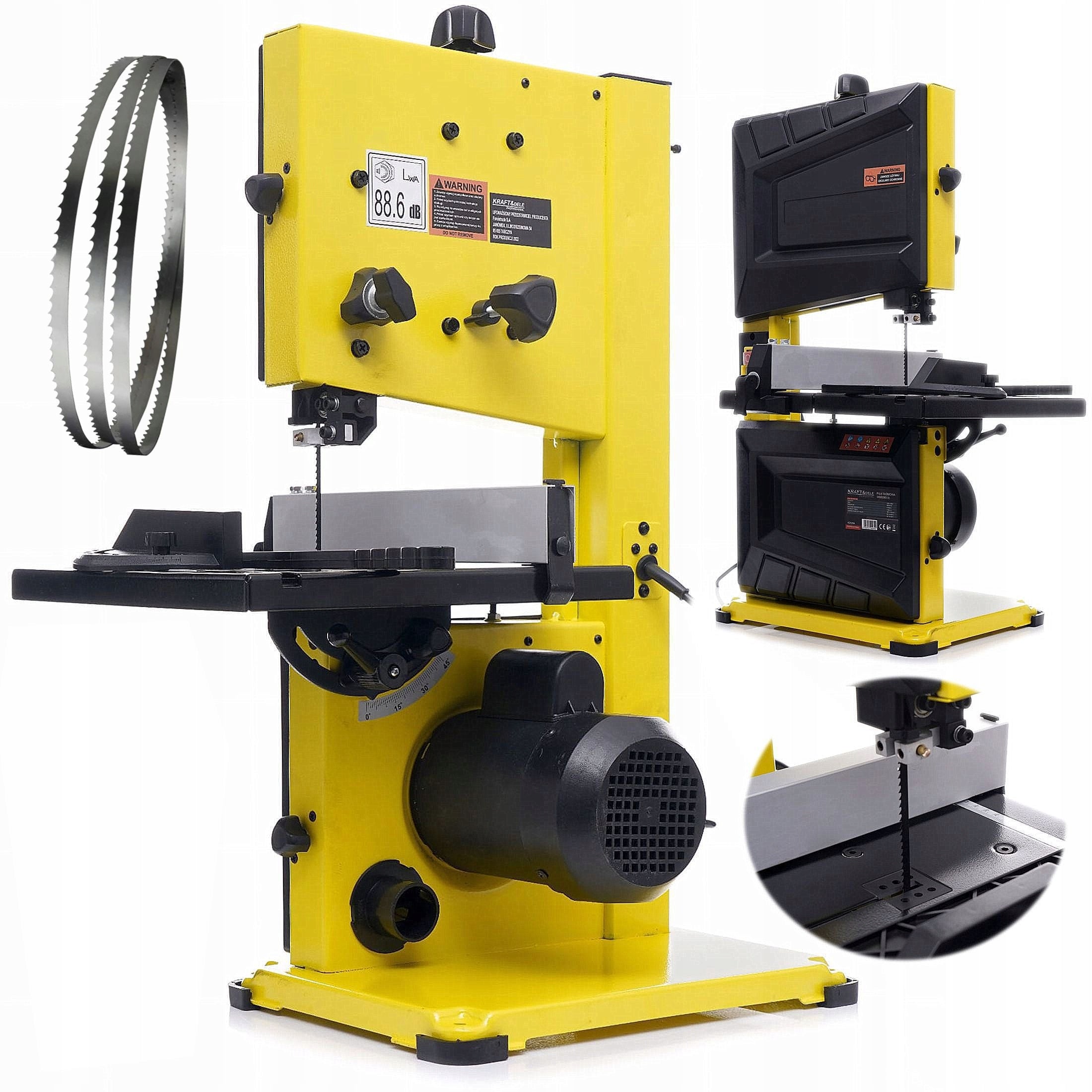 DRWEA 850W VERTICAL BAND SAW FOR WOOD 230V