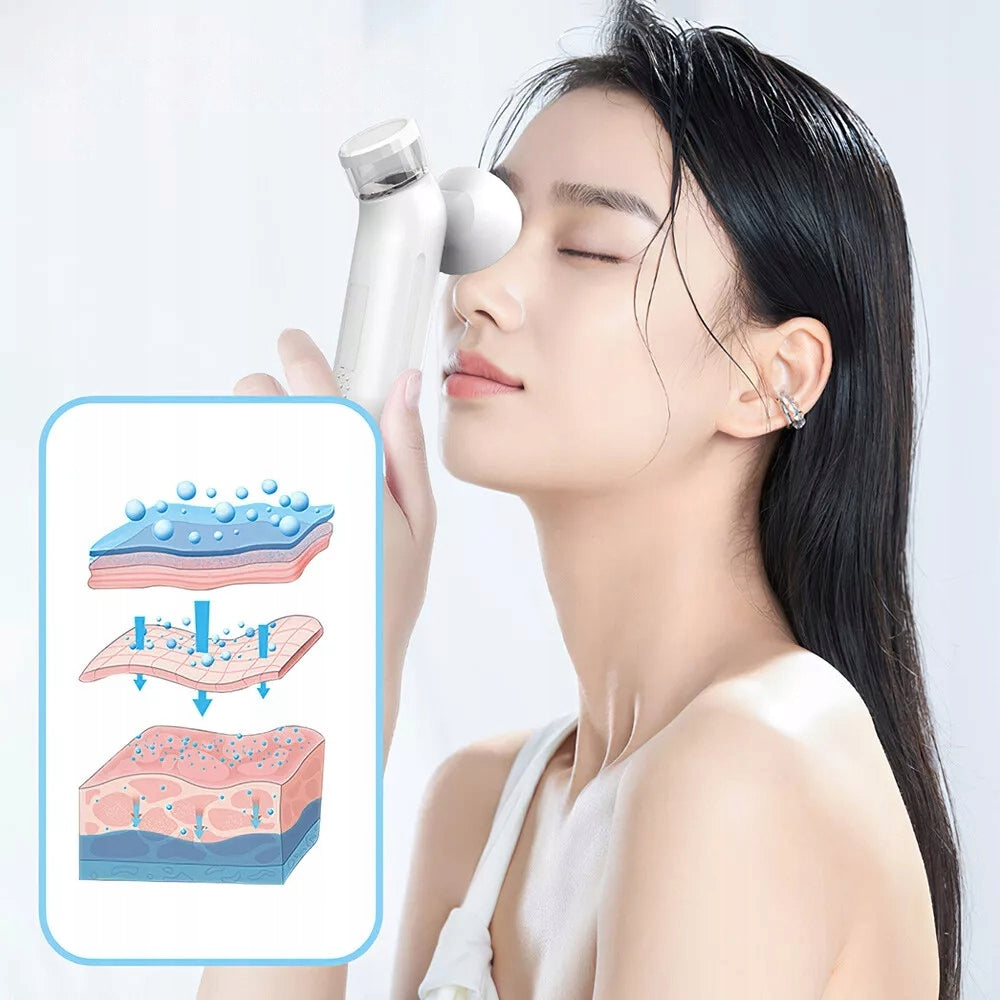 DRY EYE DEVICE WITH THERMAL MIST - 3°C/2 MODES, PORTABLE Color white