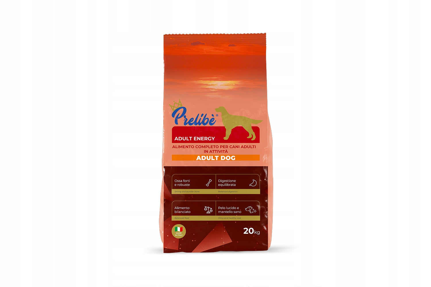 DRY FOOD PRELIBE ENERGY 20KG SHEEPDOG LAMBRADOR HUSKY BEAGLE AMSTAFF Manufacturer code owczarek niemiecki karma dobra tania super