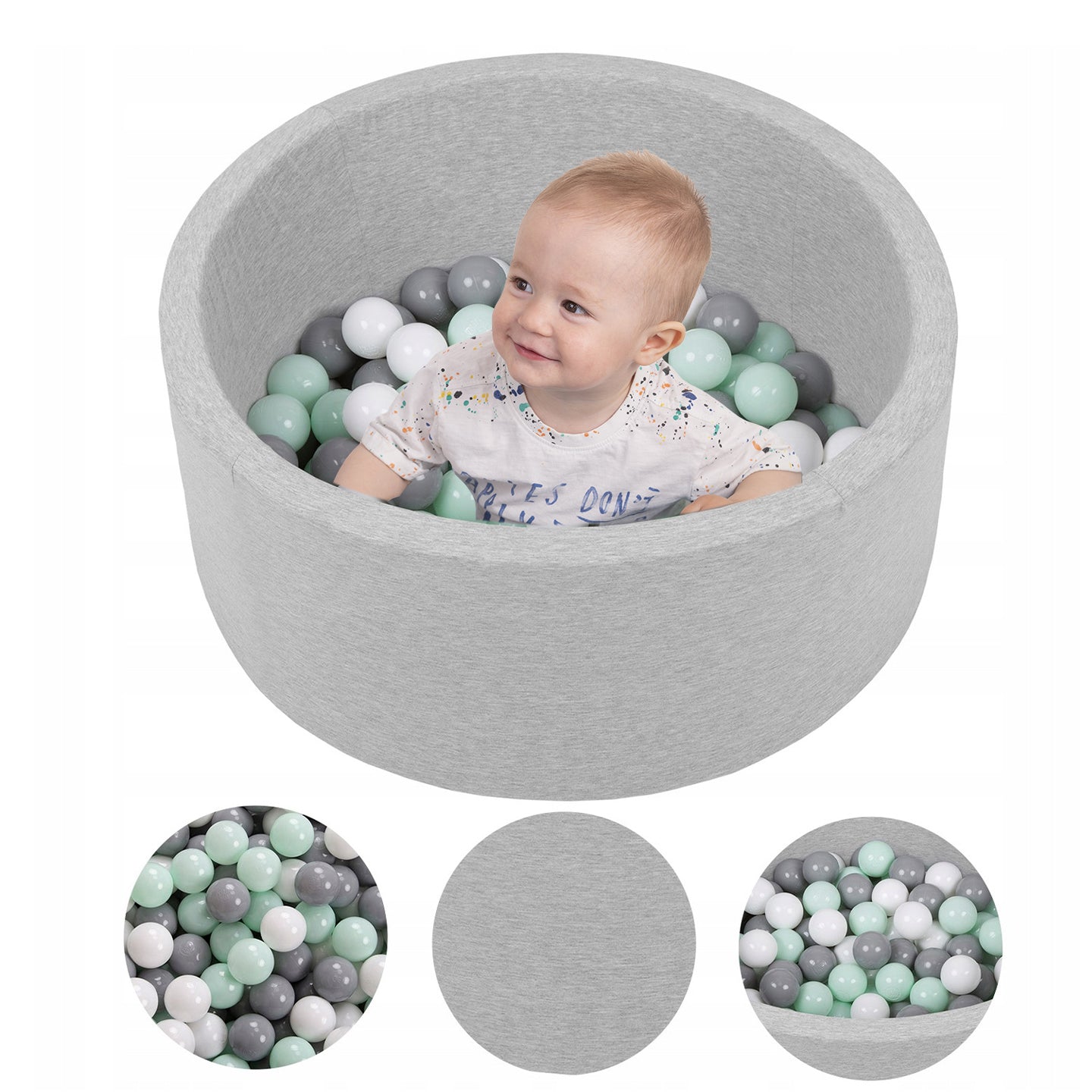 DRY POOL 70x30 For Children with Balls 150 Balls Brand Selonis