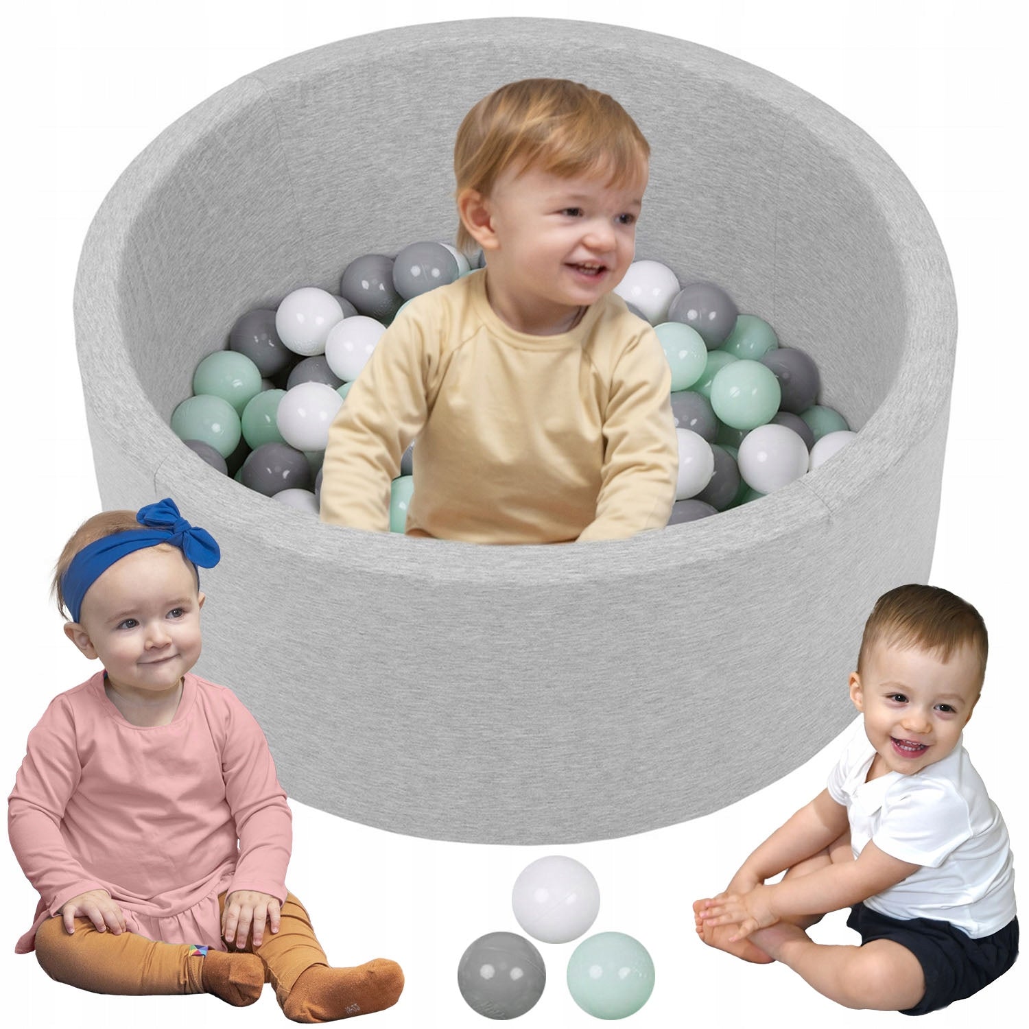 DRY POOL 70x30 For Children with Balls 150 Balls Manufacturer code SEL-70OK30D-452