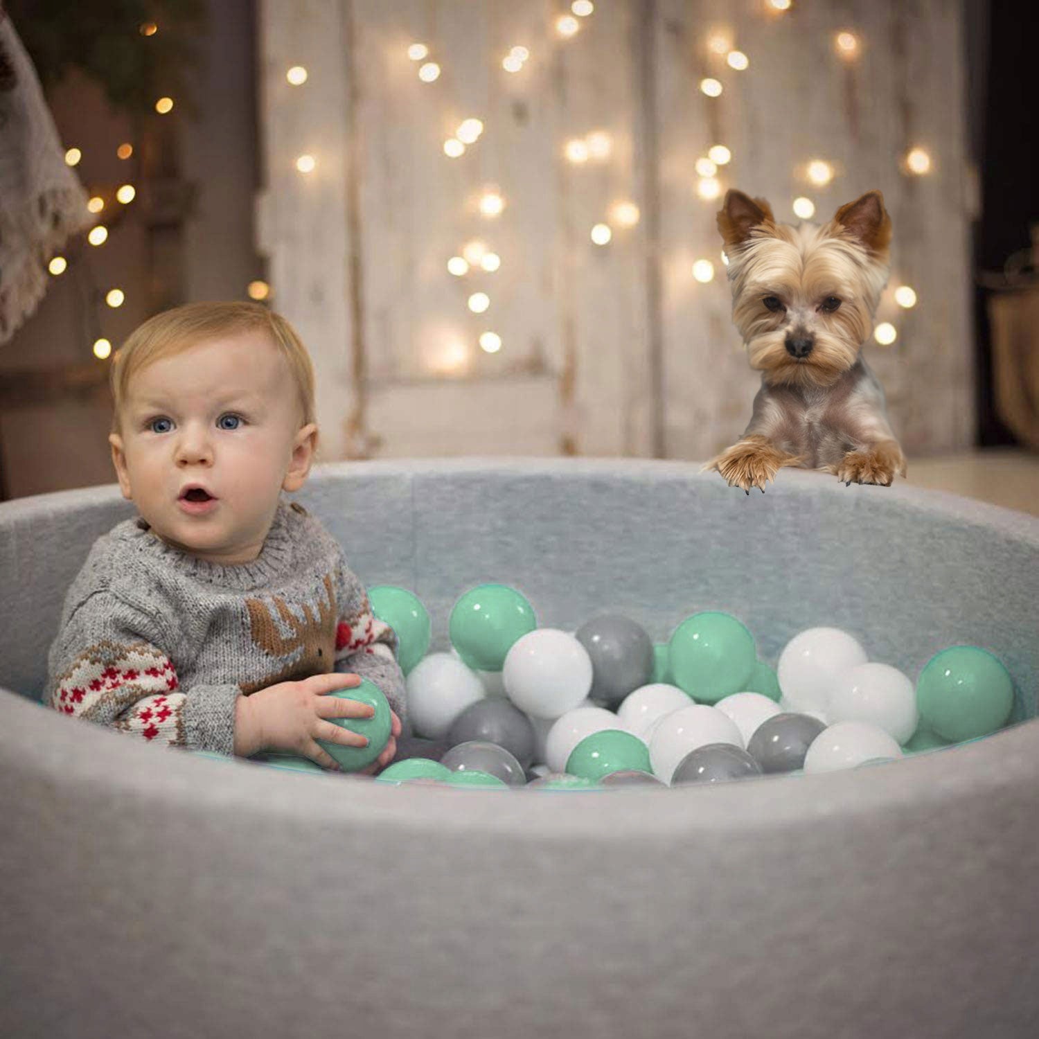 DRY POOL 70x30 For Children with Balls 150 Balls Product width 70 cm