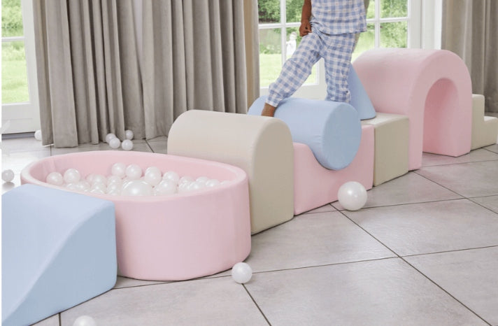 DRY POOL FOR CHILDREN 90x40 ECO LEATHER + BALLS Packaging status original