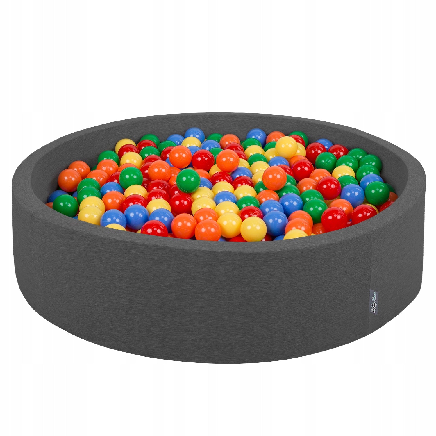 DRY POOL LARGE 120x30 round 300 balls dark grey