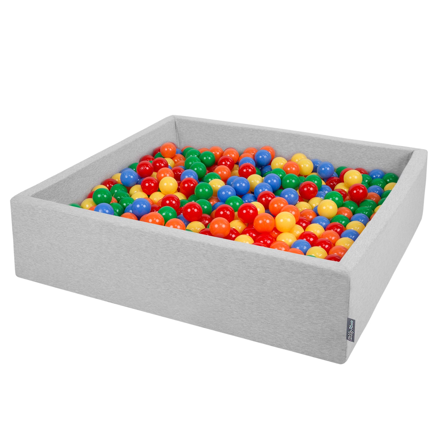 DRY POOL SQUARE FOR CHILDREN 200 BALLS 120x30cm Kiddymoon Manufacturer code KDM