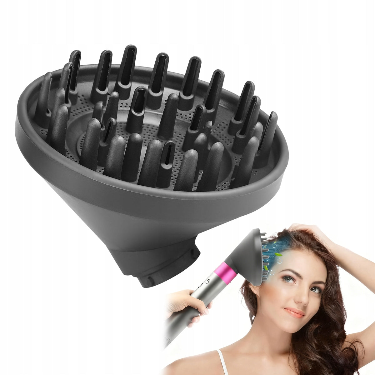 DRYER DIFFUSER FOR Dyson Airwrap DIAMETER 13.5CM ADDS VOLUME