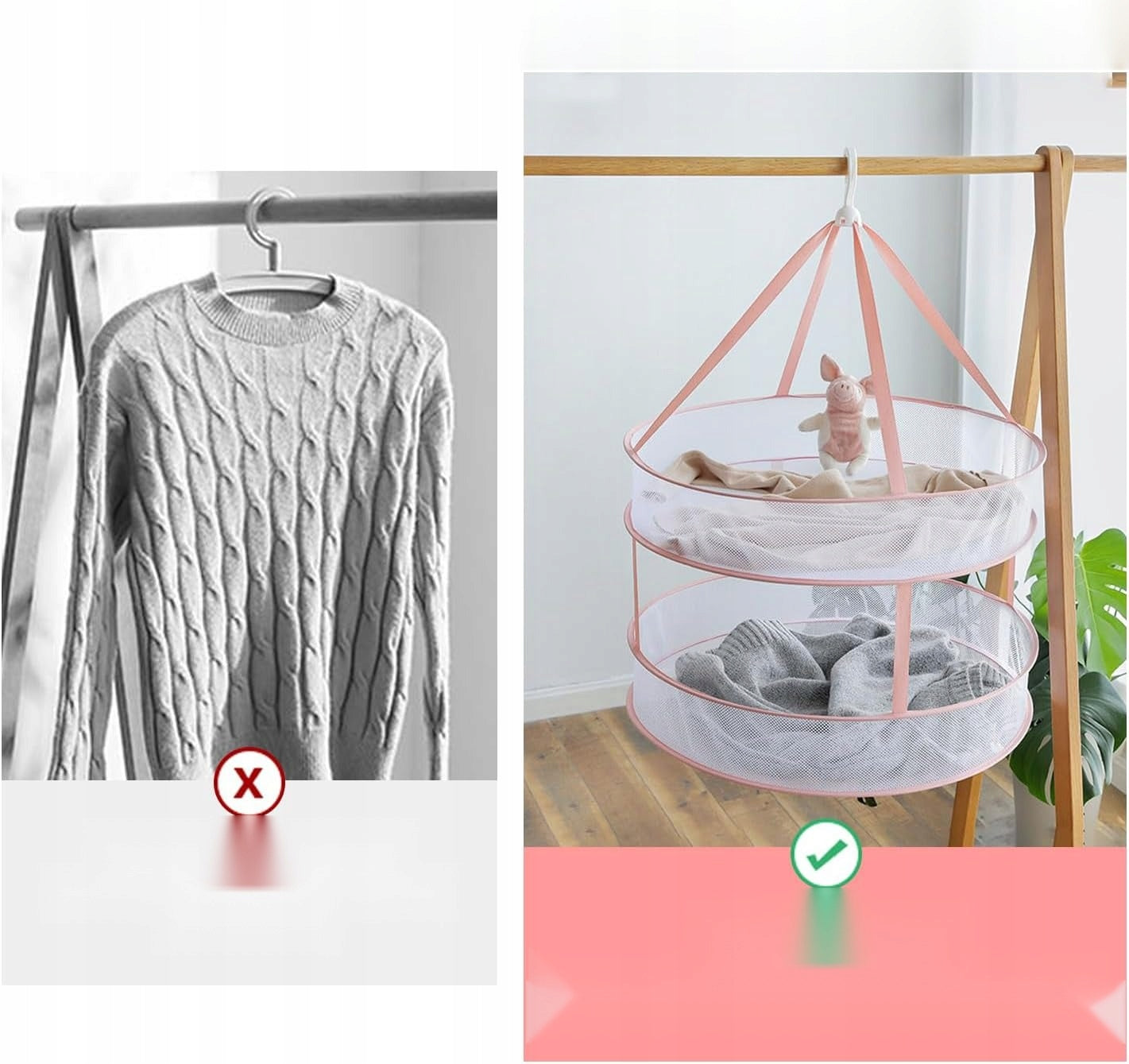 DRYING FOLDING 60X80CM HANGING DRYER CLOTHES VEGETABLES HERBS Manufacturer code 5908107666653