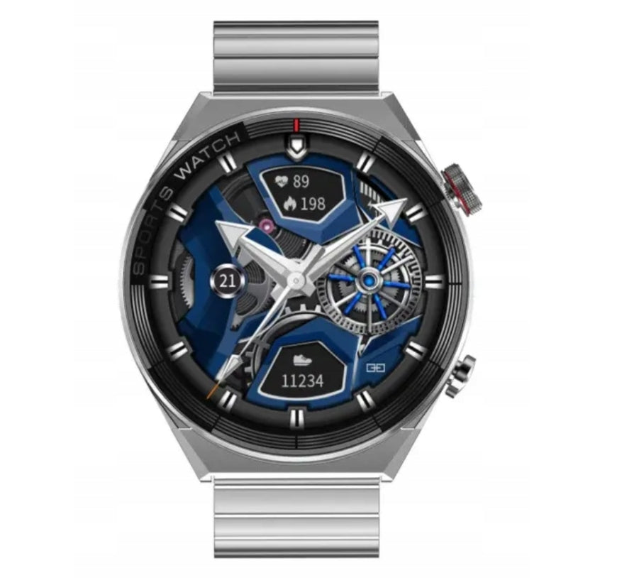 DT3Mate ECG GPS Smartwatch, Notifications, 1.5" Touch Screen, Sleep Monitor Brand no brand