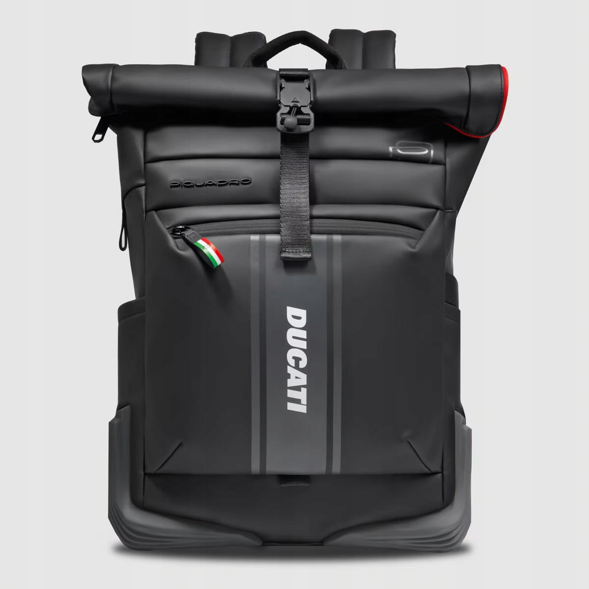 DUCATI Backpack Roll Top D-Piquadro - Black