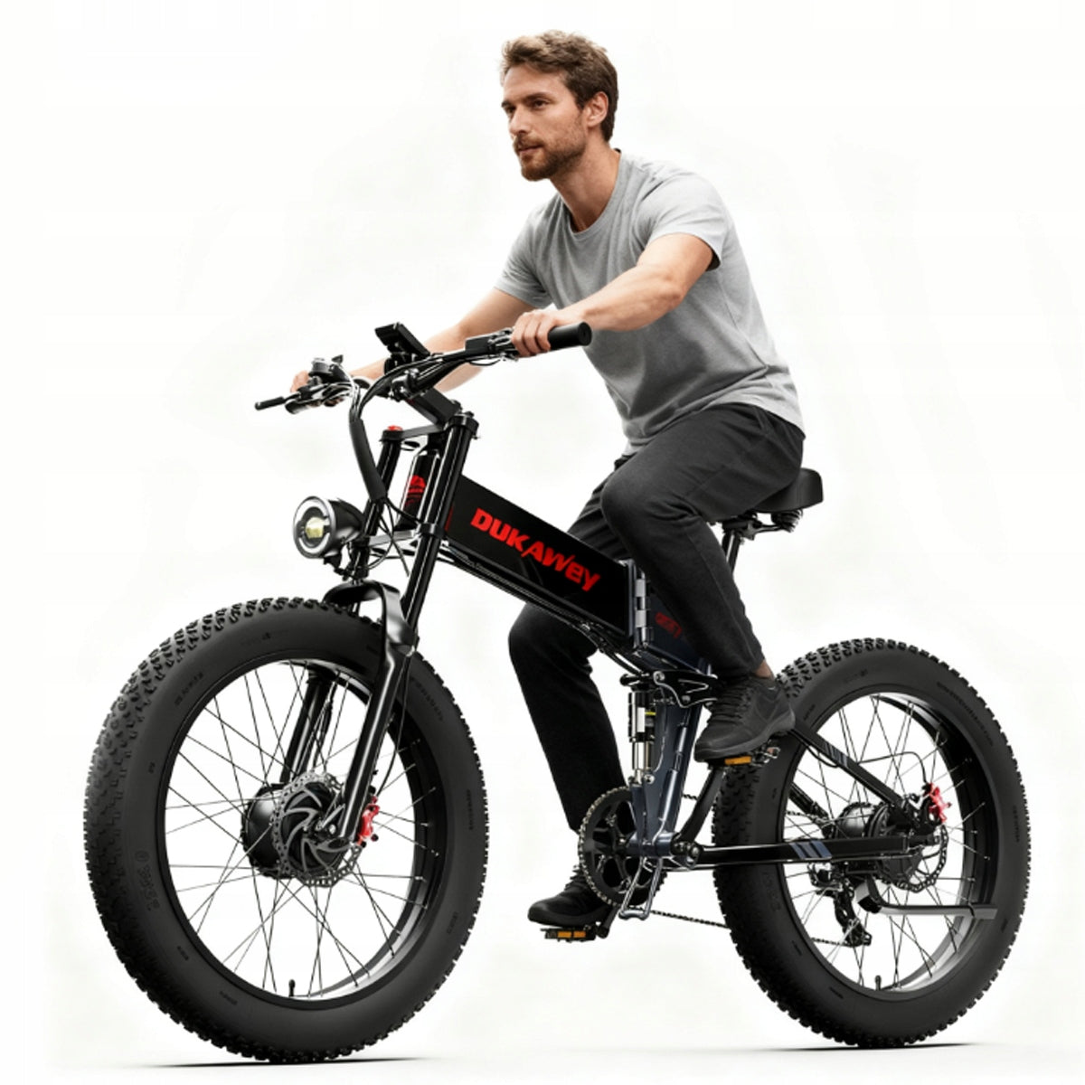 DUKAWey Electric Vehicle BTS-6 2000W 48V 17,5AH 120km 26*4.0"Thick Tire