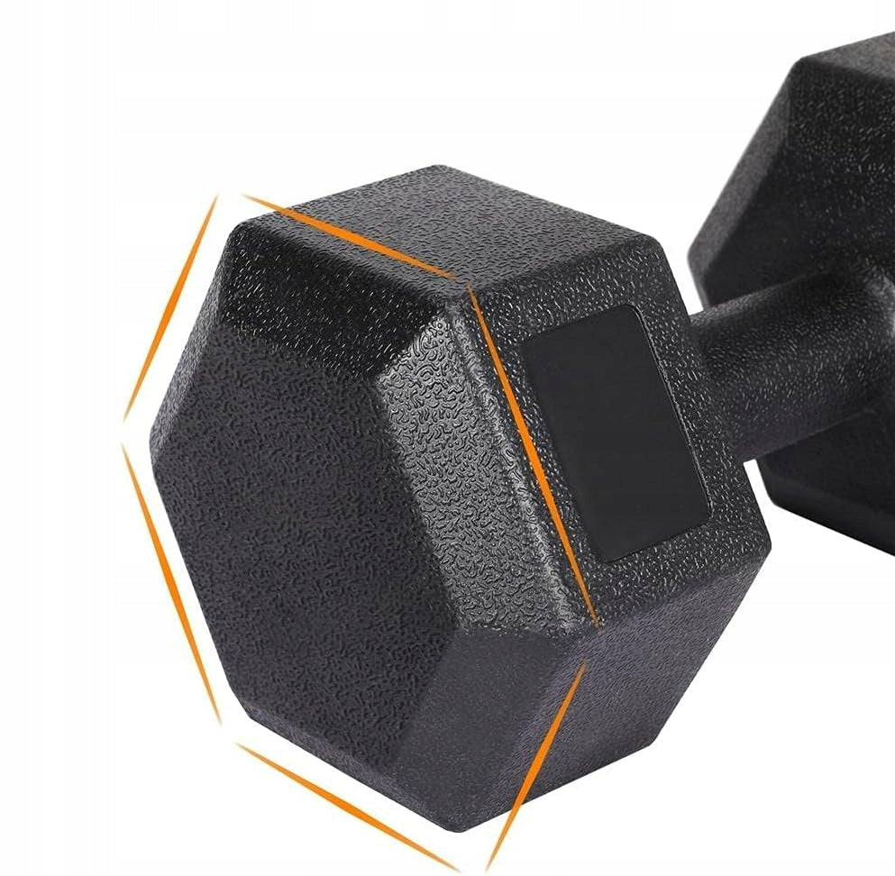 DUMBBELLS EXERCISE DUMBBELLS SET BITUMINOUS DUMBBELLS WEIGHT 2x6kg Type fixed