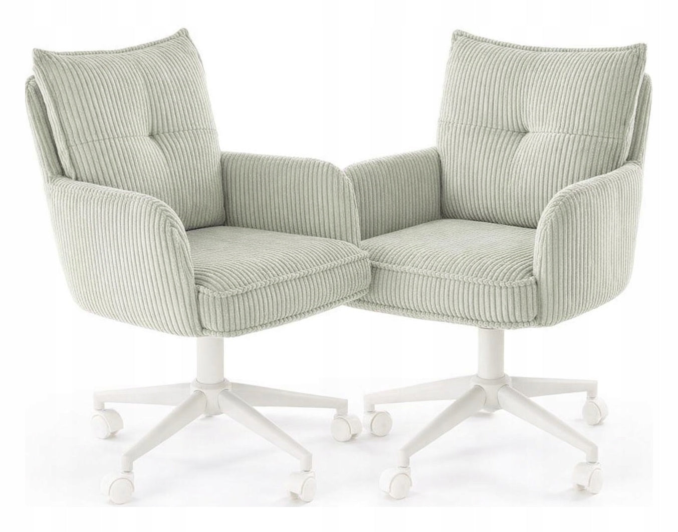 DUMBI Children's Desk Chair Grey Swivel Adjustable Fabric Packaging status original
