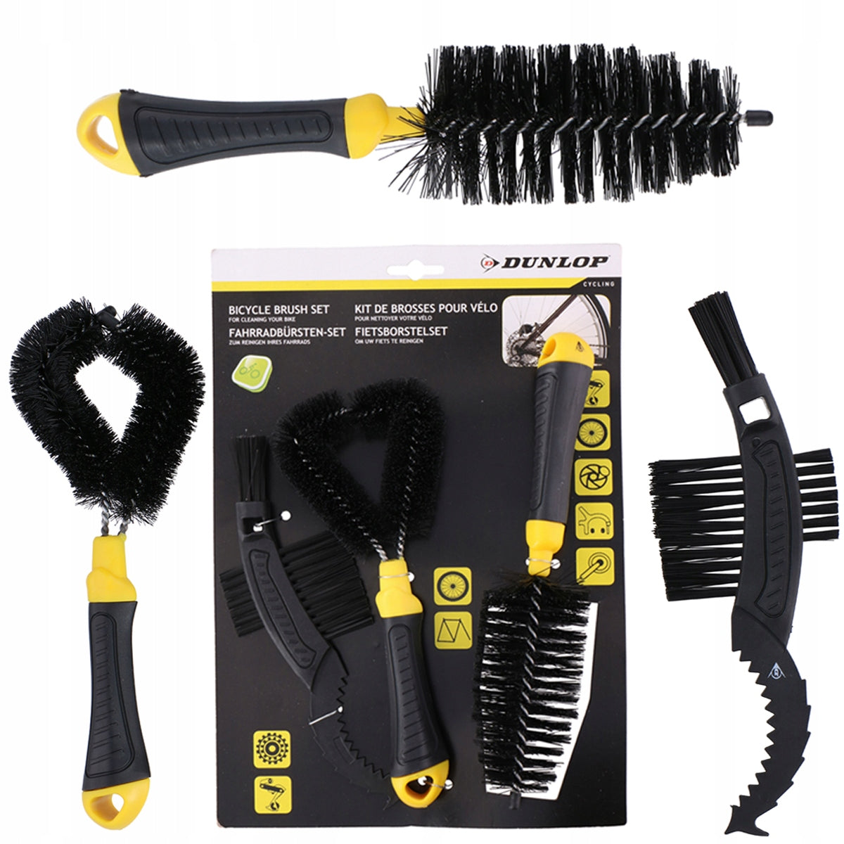 DUNLOP Bicycle Cleaning Brush Set EAN (GTIN) 5904463684225