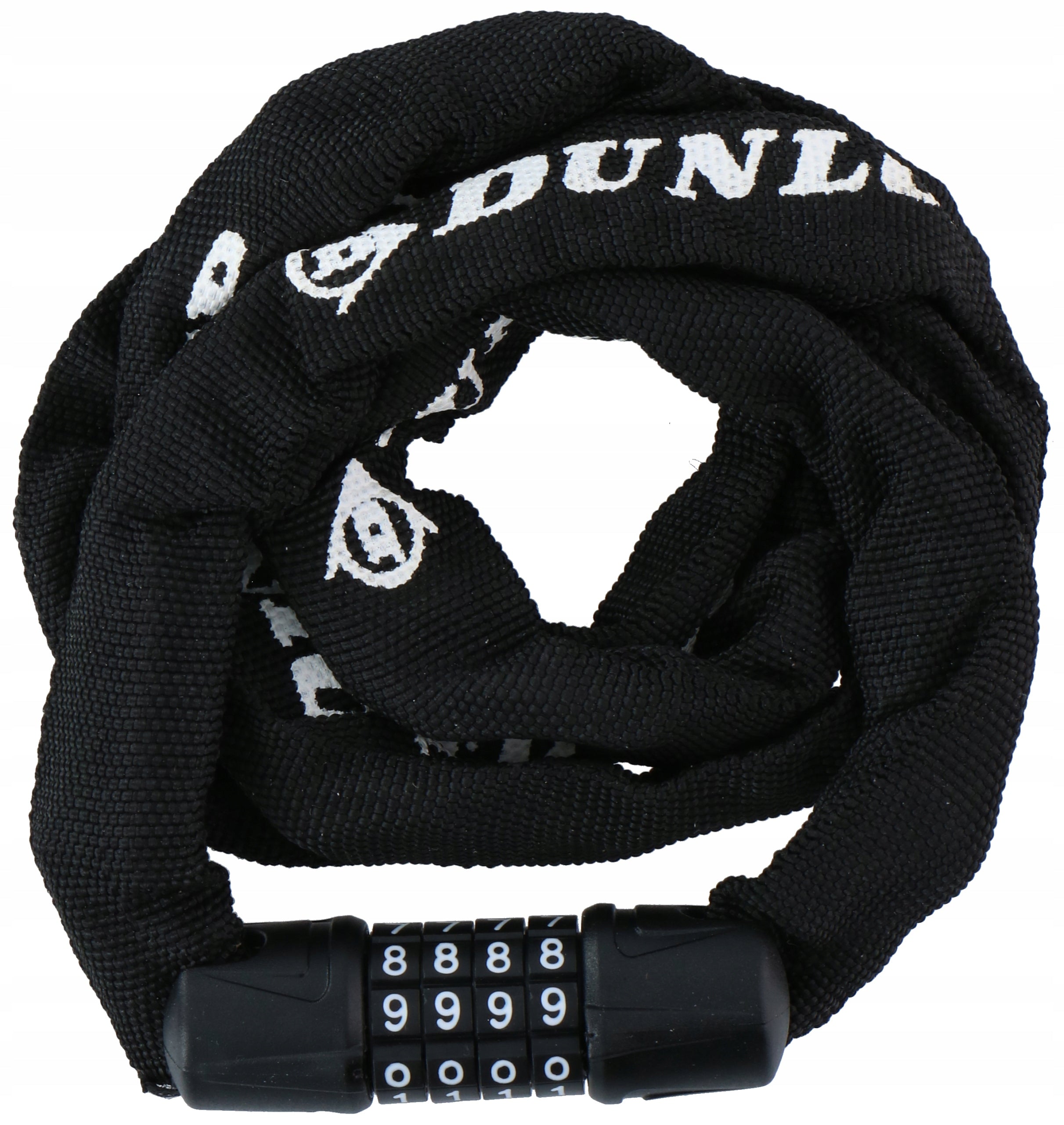 DUNLOP Bicycle lock CIPHER CHAIN 120 cm x Ø 3,5 mm black