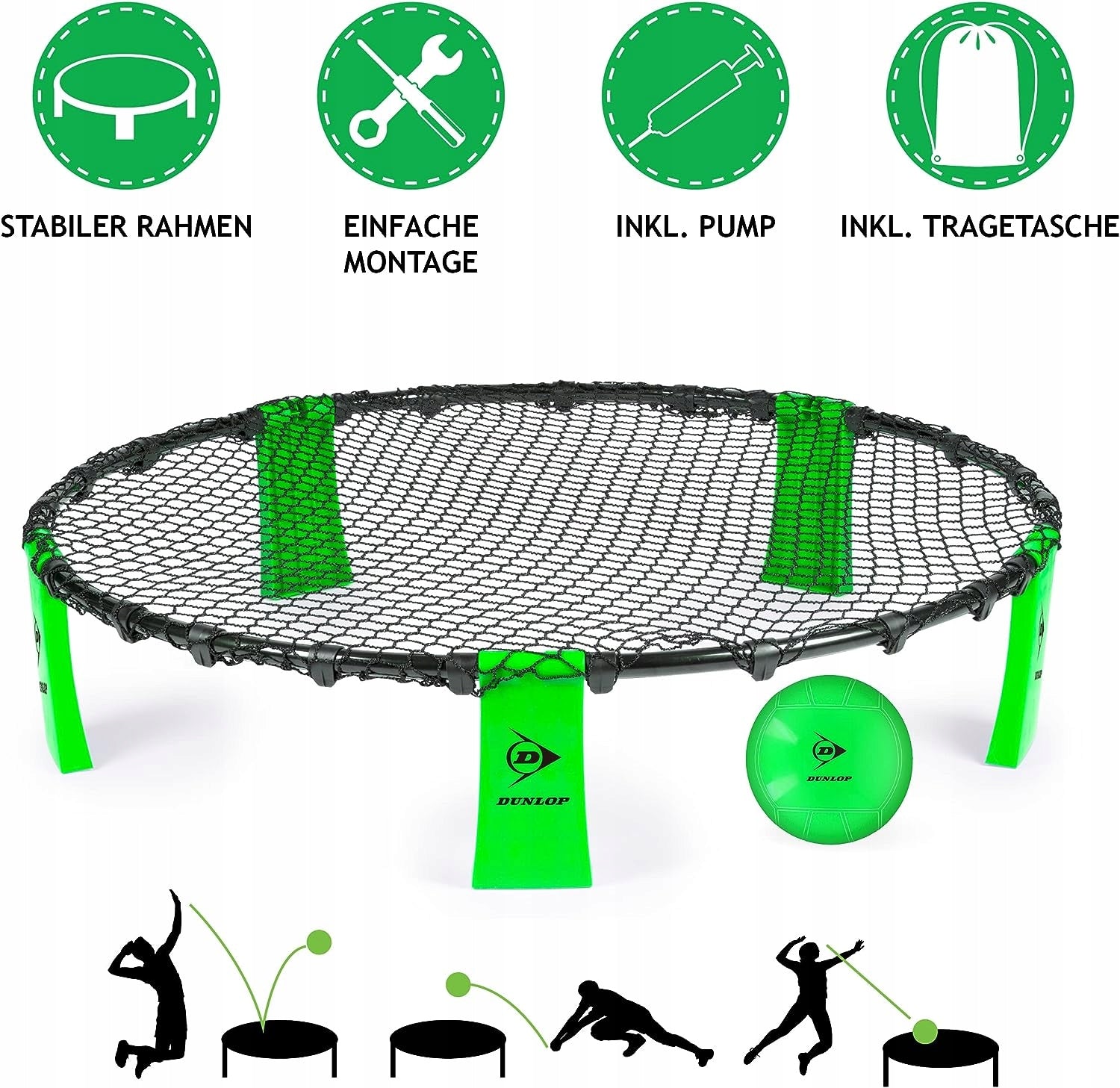 DUNLOP SPYDERBALL SMASH BALL SPIKEBALL ROUNDNET BEACH OUTDOOR GAME XXL Brand no brand