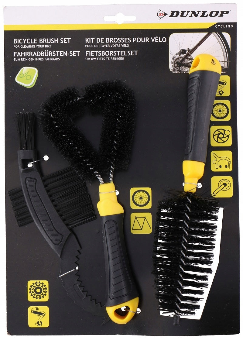 DUNLOP Set of 3 Bike Cleaning Brushes EAN (GTIN) 8711252102269