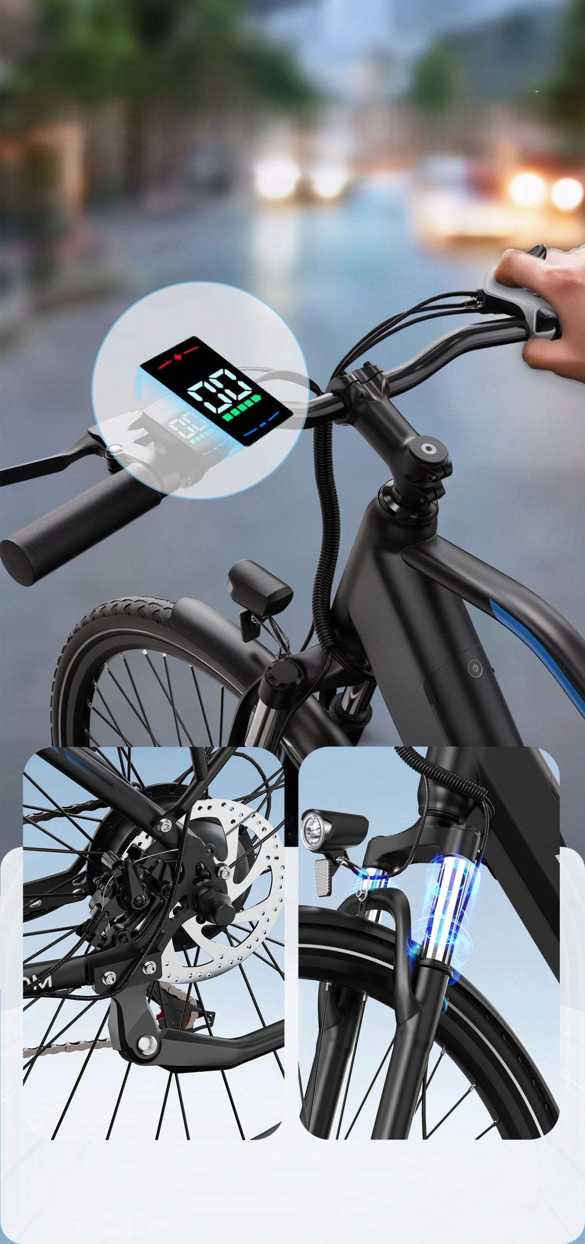 DUOTTS C29 Lite 250W 36V 13Ah 27.5'' 65km Adult Electric Bike Brand no brand