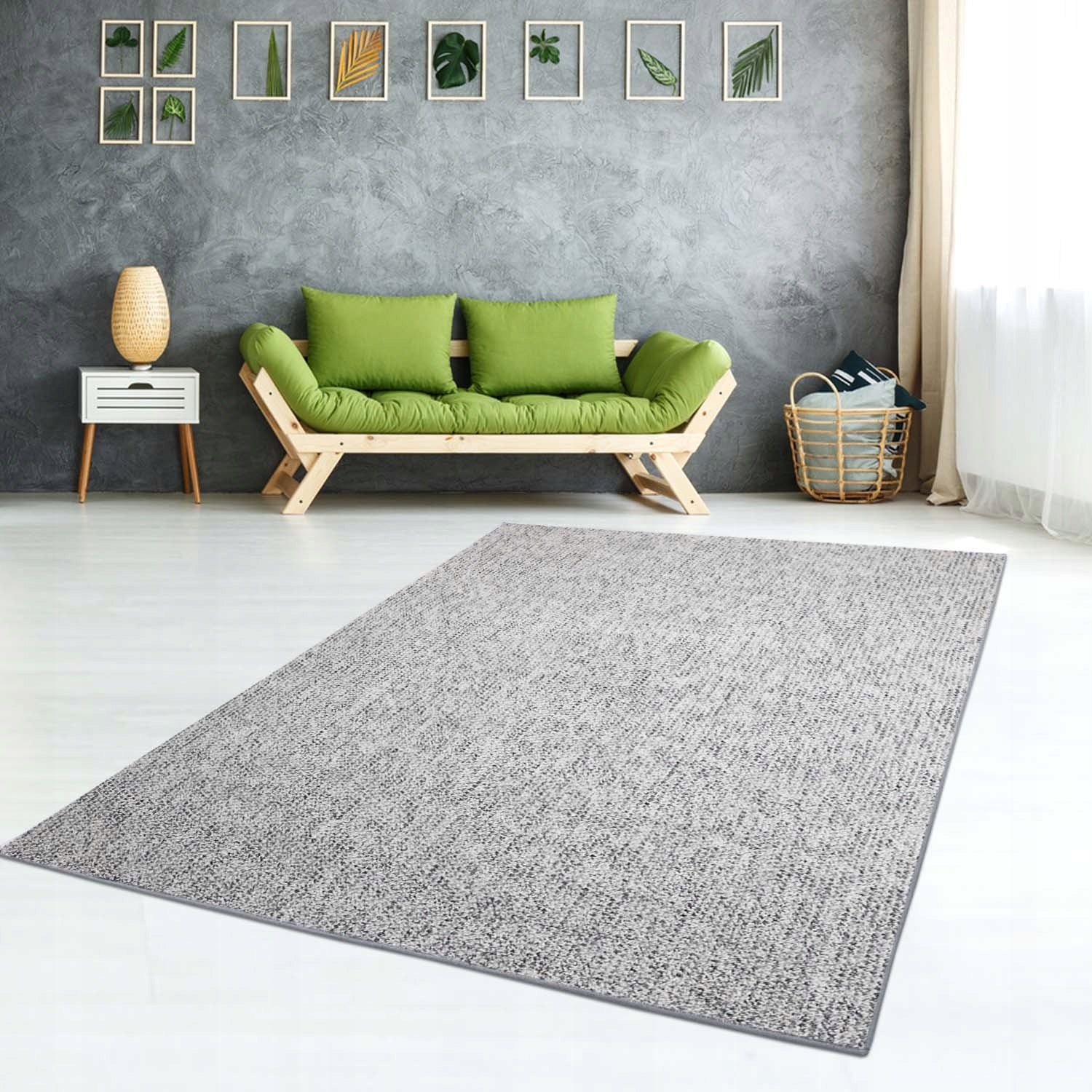 DURABLE CARPET THICK STRING CARPET GRAY 150x400 Manufacturer code DYWAN DO SALONU PRZEDPOKOJU MOCNY TRWAŁY