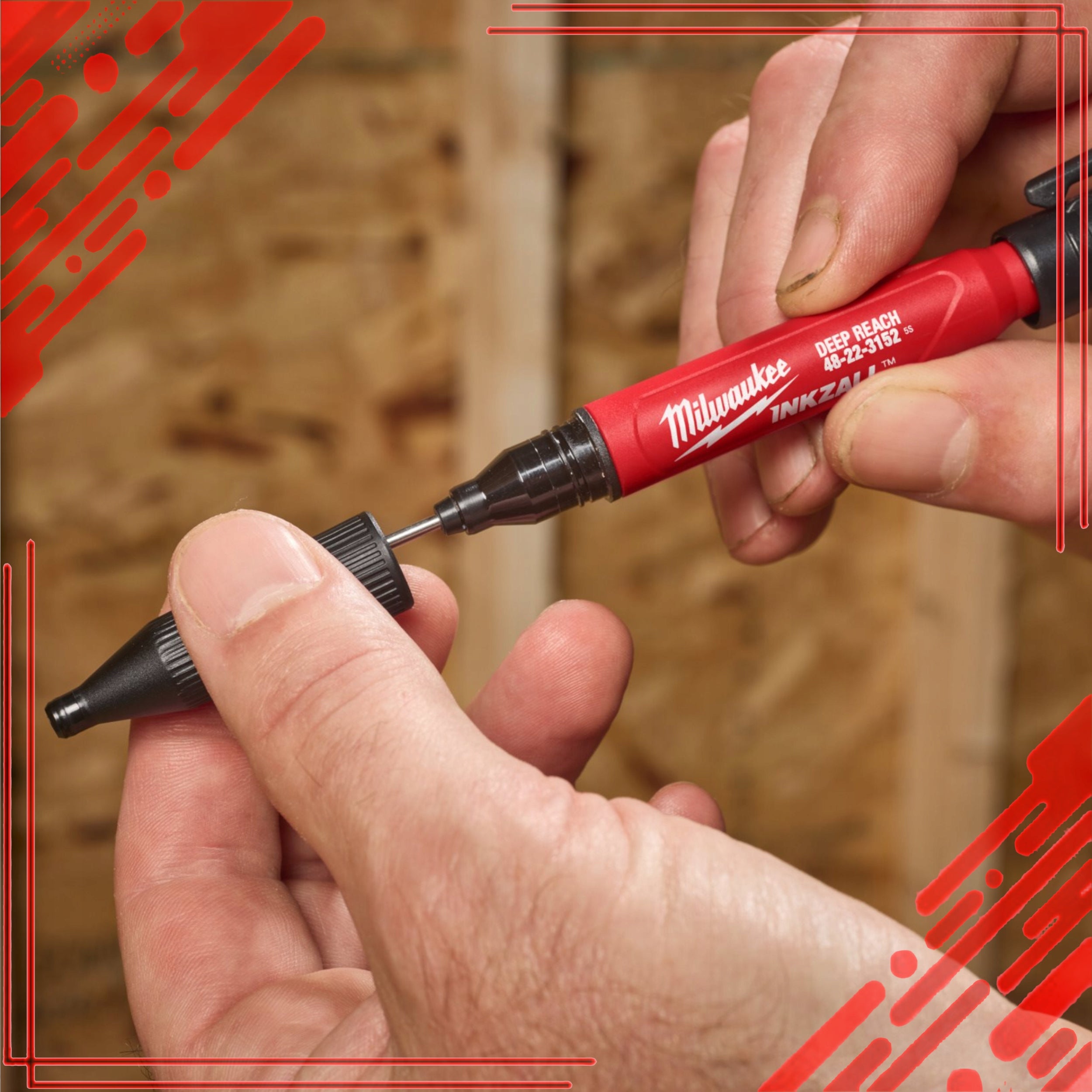 DURABLE CONSTRUCTION HOLE MARKER INKZALL ULTRA THIN TIP BLACK EAN (GTIN) 4058546624491