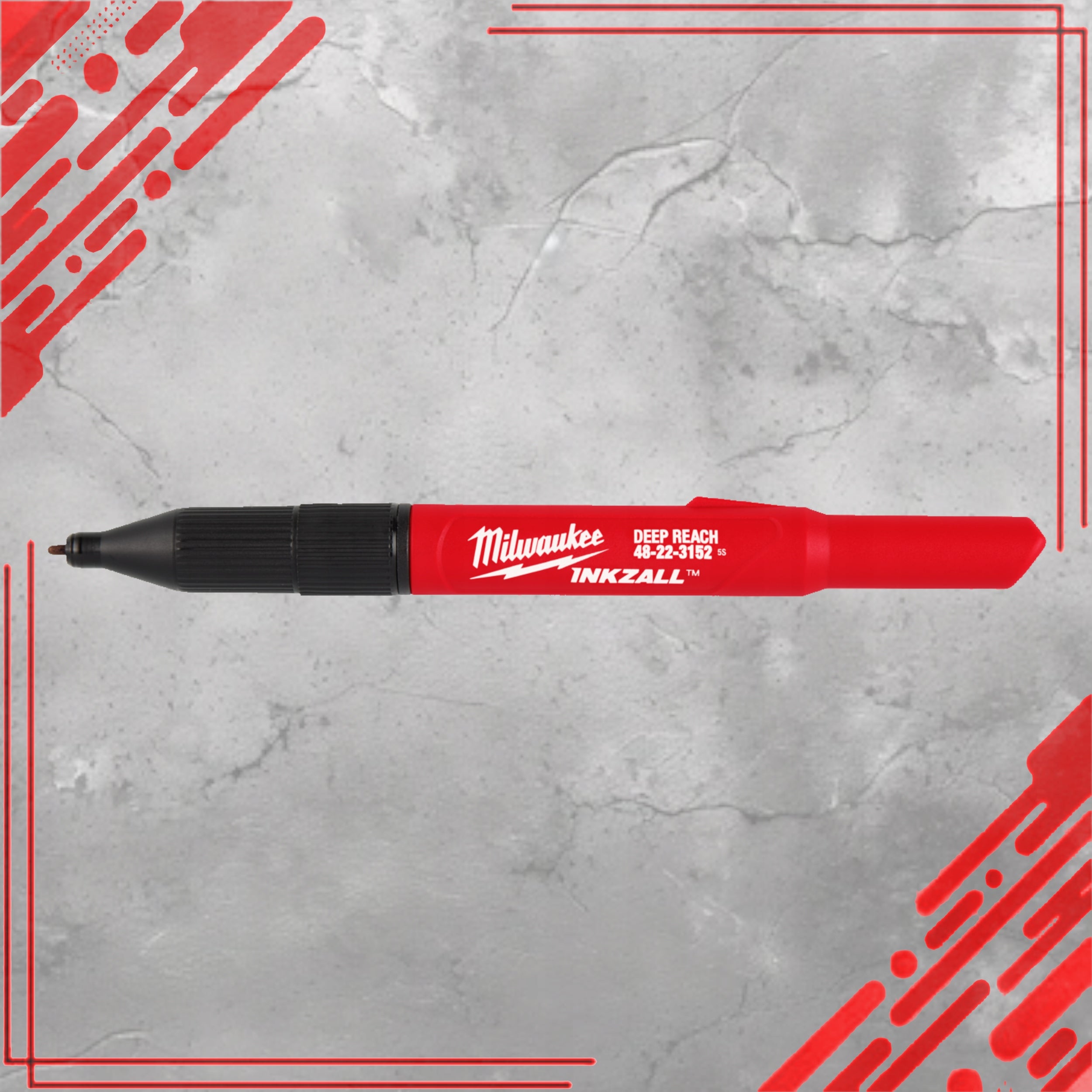 DURABLE CONSTRUCTION HOLE MARKER INKZALL ULTRA THIN TIP BLACK Manufacturer code 4932501147