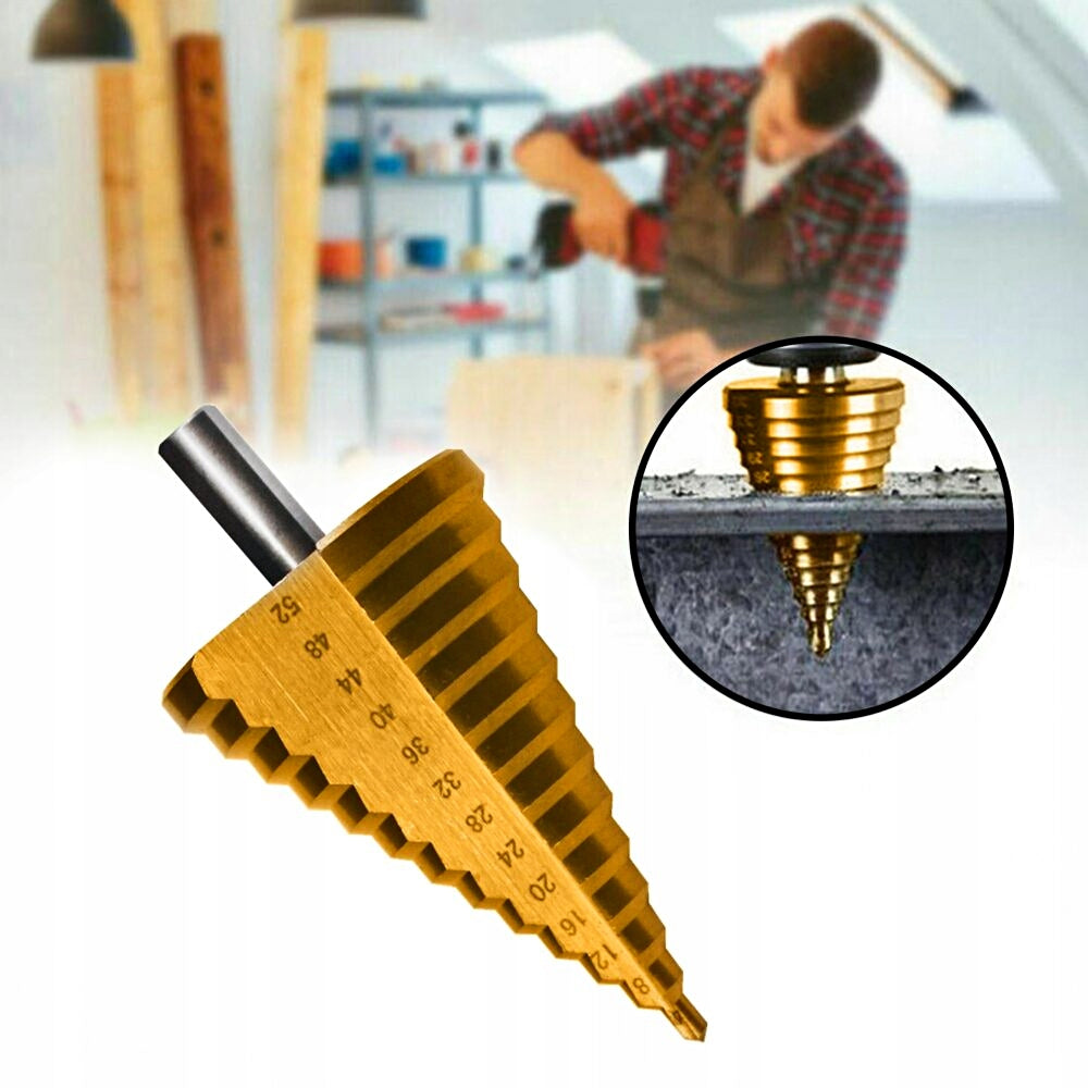DURABLE TYTAN HSS Christmas Tree Tapered Drill Bit for Metal 4-52MM Manufacturer code EX-1709