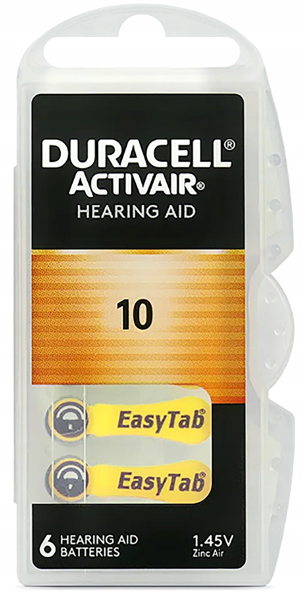 DURACELL 1,45V 10 PR70 4043752397888 HEARING BUTTON BATTERY