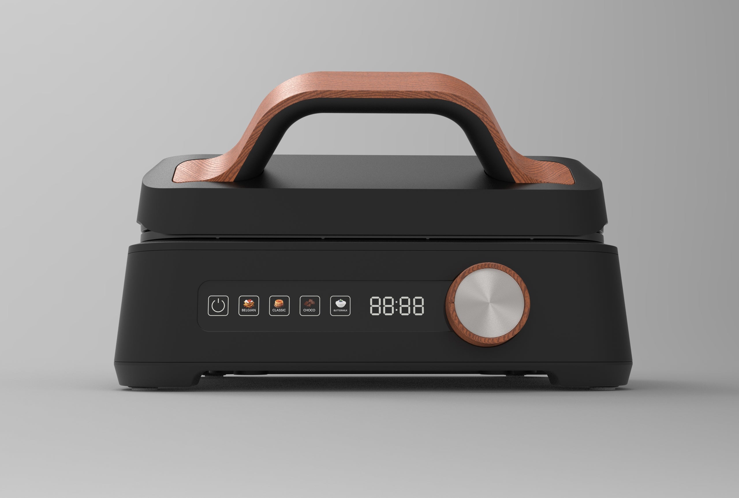 DURLLENTE WAFFLE MAKER 2 LARGE WAFFLES 4 PROGRAMS STRONG TOUCH PANEL COATING Power rating 1600 W