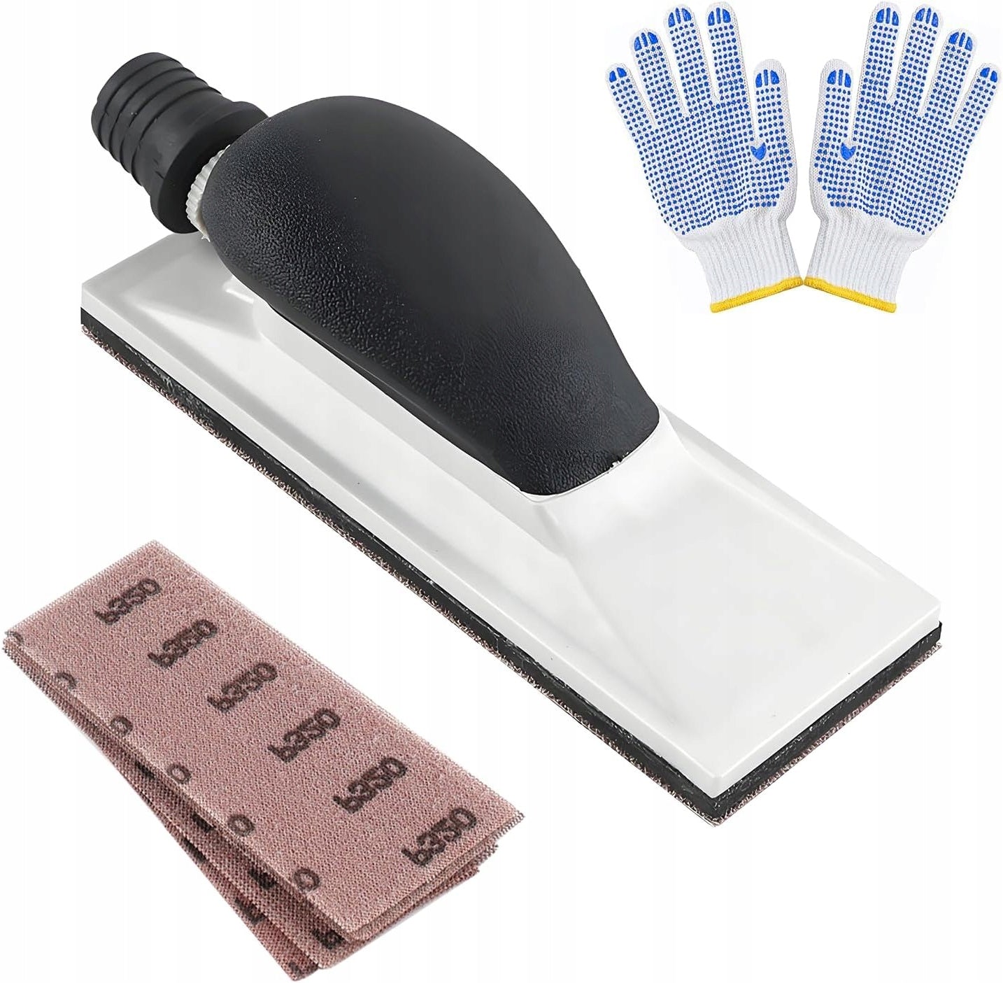 DUST-FREE HAND GRINDER 200 X 70 MM SET OF 5 STRIPS AND BLOCKS