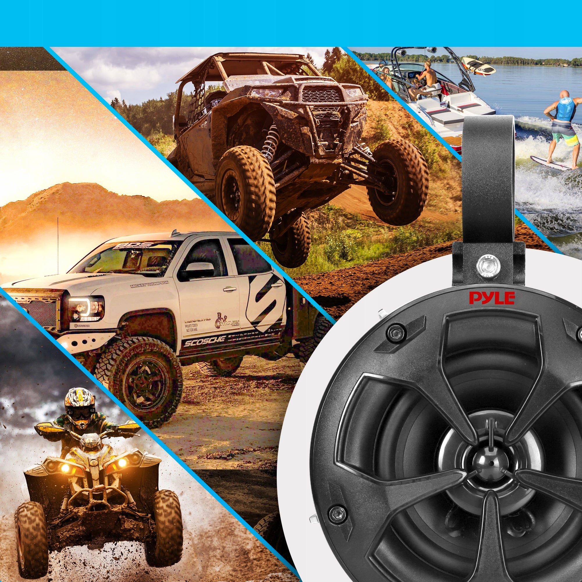 DUST MARINE WATERPROOF SPEAKERS FOR BOAT YACHT / UTV Manufacturer no brand