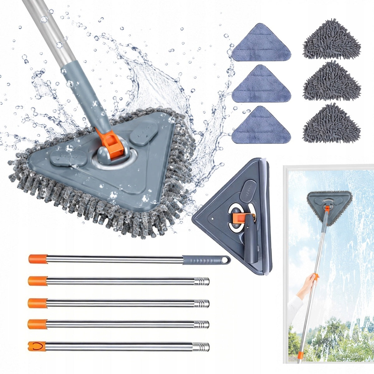 DUST MOP FOR CLEANING DUST REMOVAL OF PLASTER FINISH WALLS FROM DUST