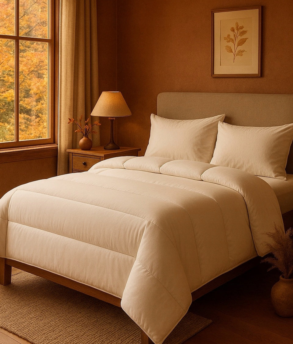 DUVET CUSHION SET 70x80 + 140x200 | year-round, anti-allergic Comforter cover width 140 cm
