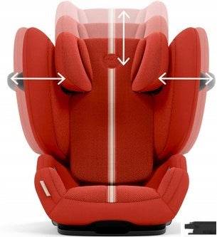 Cybex automobilinė kėdutė Solution G I-Fix Plus, 15-36 kg, Hibiscus Red Plus