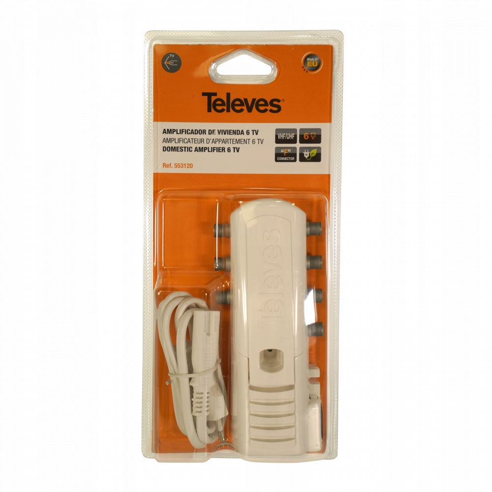 DVB-T amplifier TELEVES 1/6 16dB 5531 Brand Televes