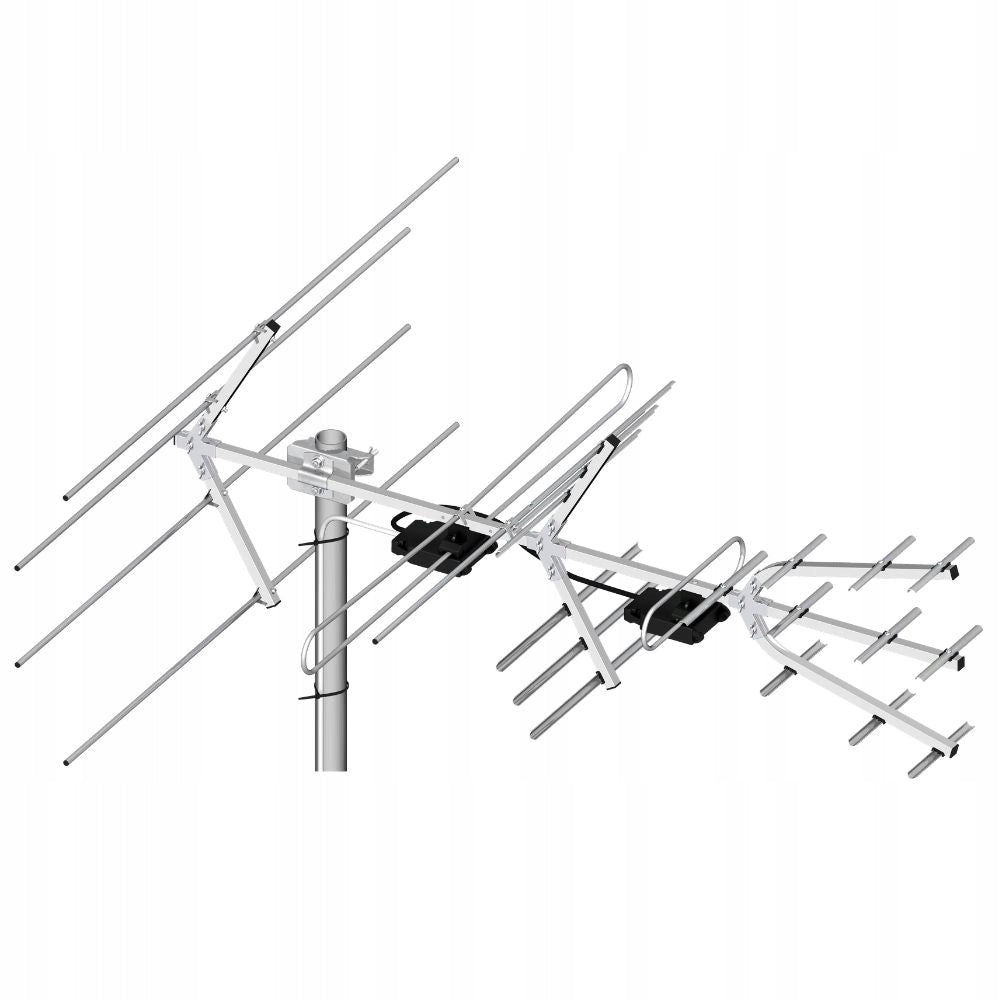 DVB-T2 COMBO ANTENNA A2810 5-12/21-48 VHF/UHV DIPOL