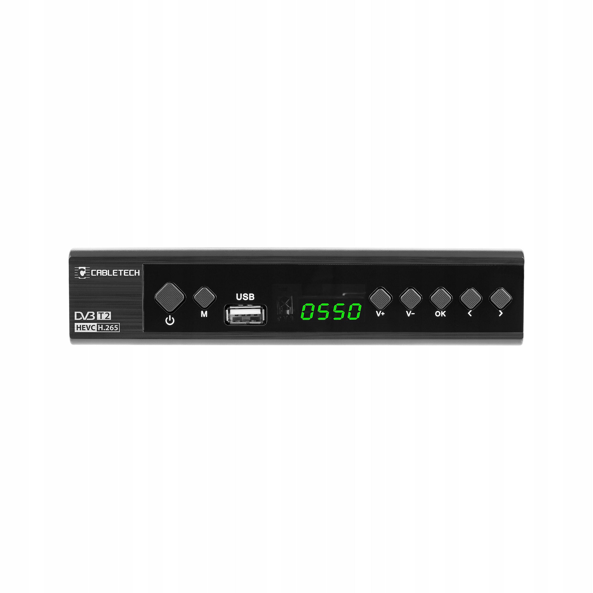 DVB-T2 DVB-C Hevc H.265 10bit terrestrial TV set-top box Cabletech Model URZ0336C