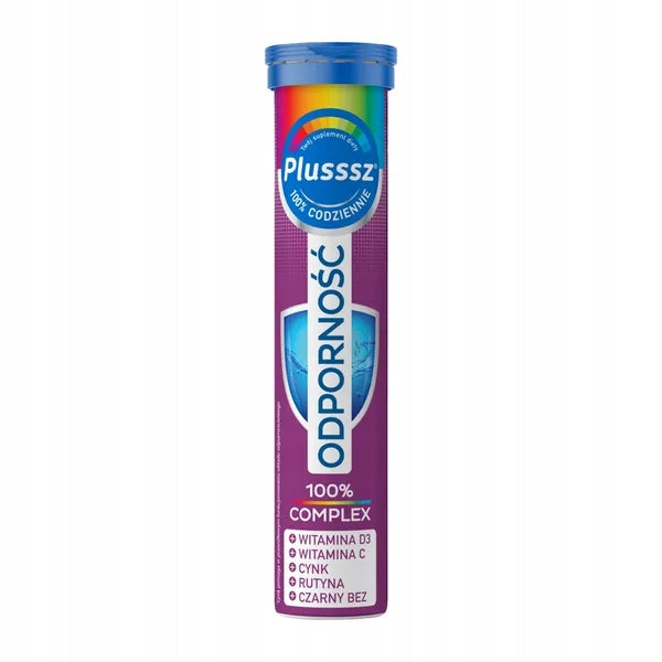 DW 30.09.2026 Plusssz Immunity 100% Complex, 20 effervescent tablets
