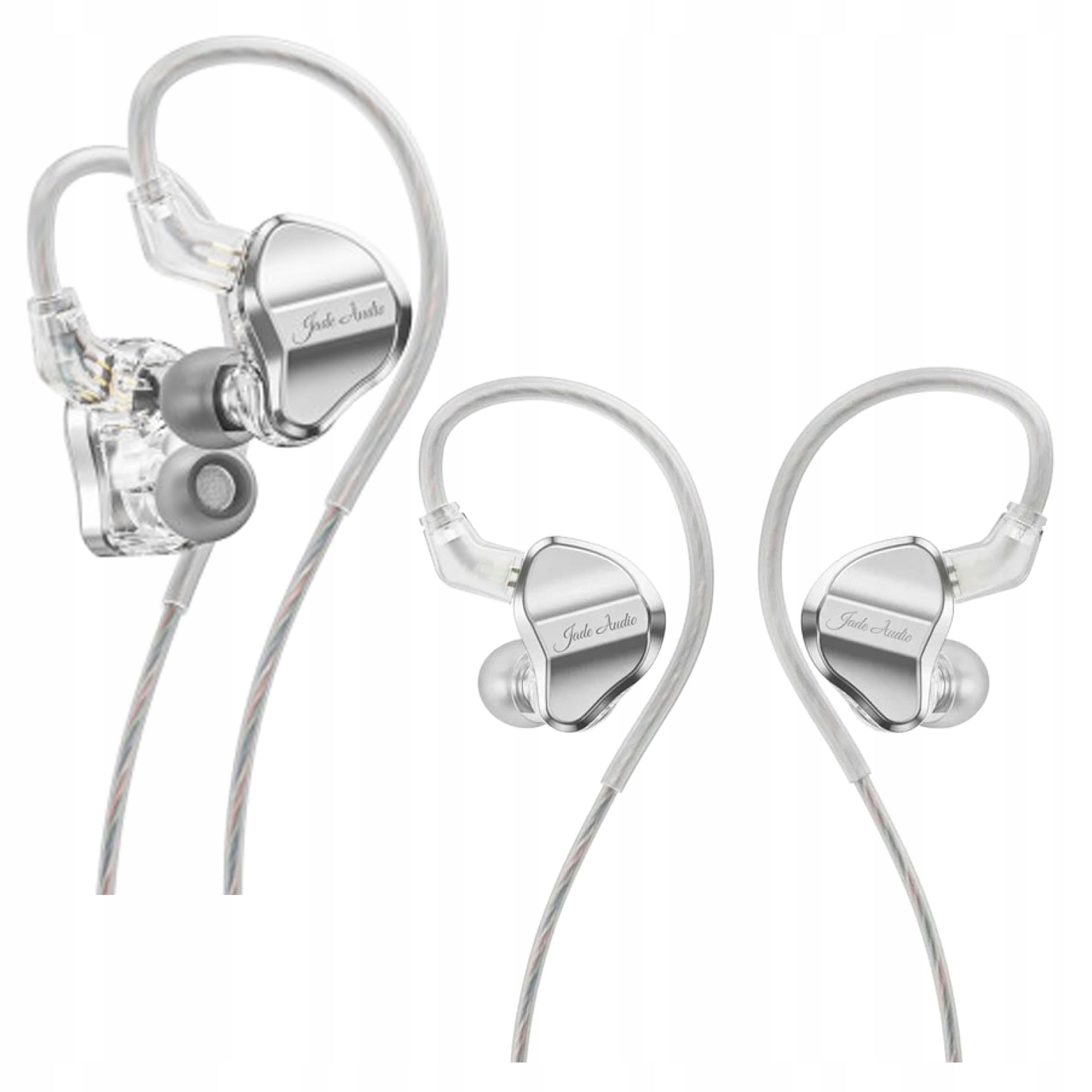 DYNAMIC WIRED IN-EAR HEADPHONES IEM FiiO JD1 SILVER CABLE 120cm