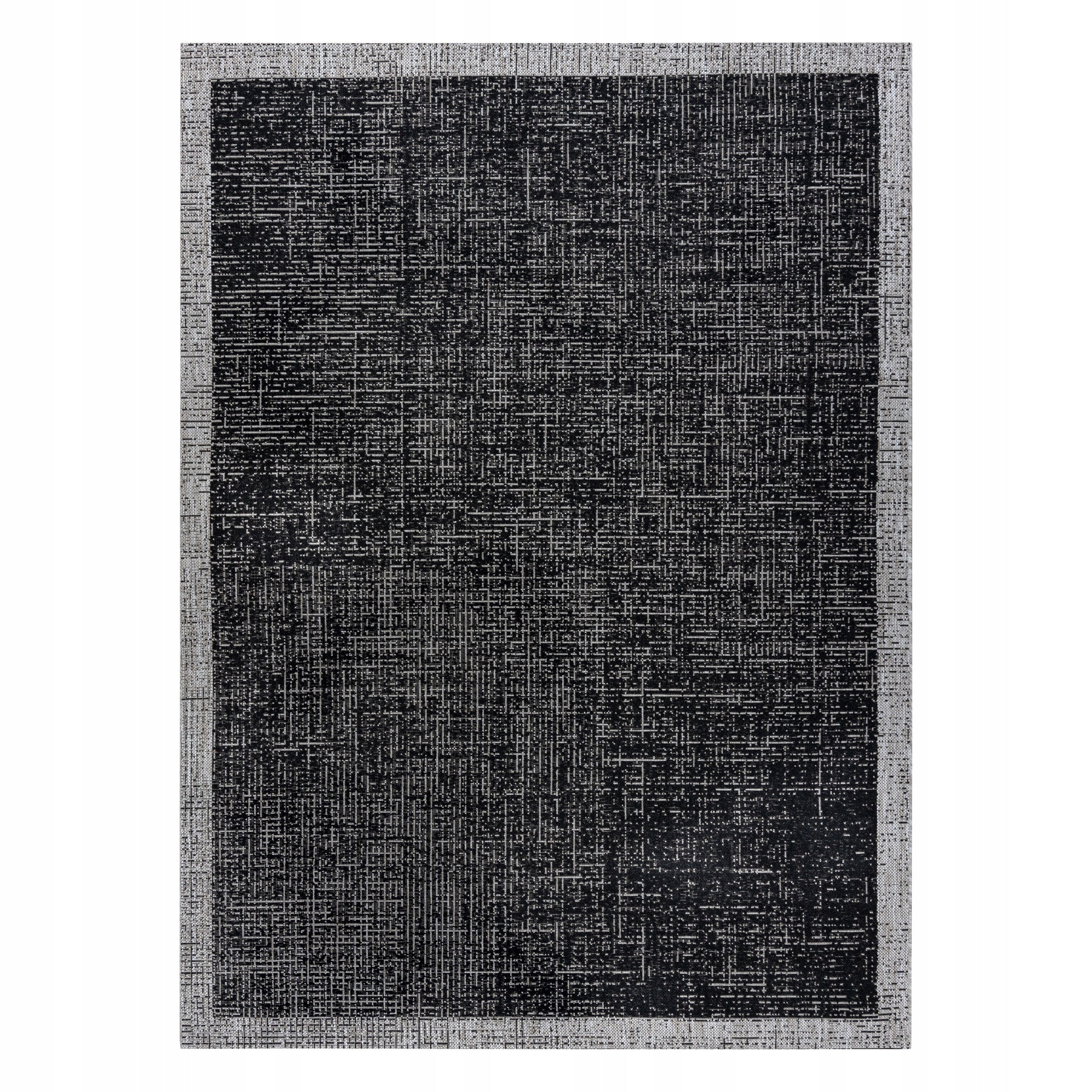 Teppich-Sisalschnur FLOORLUX 20401 Rahmen schwarz / silber