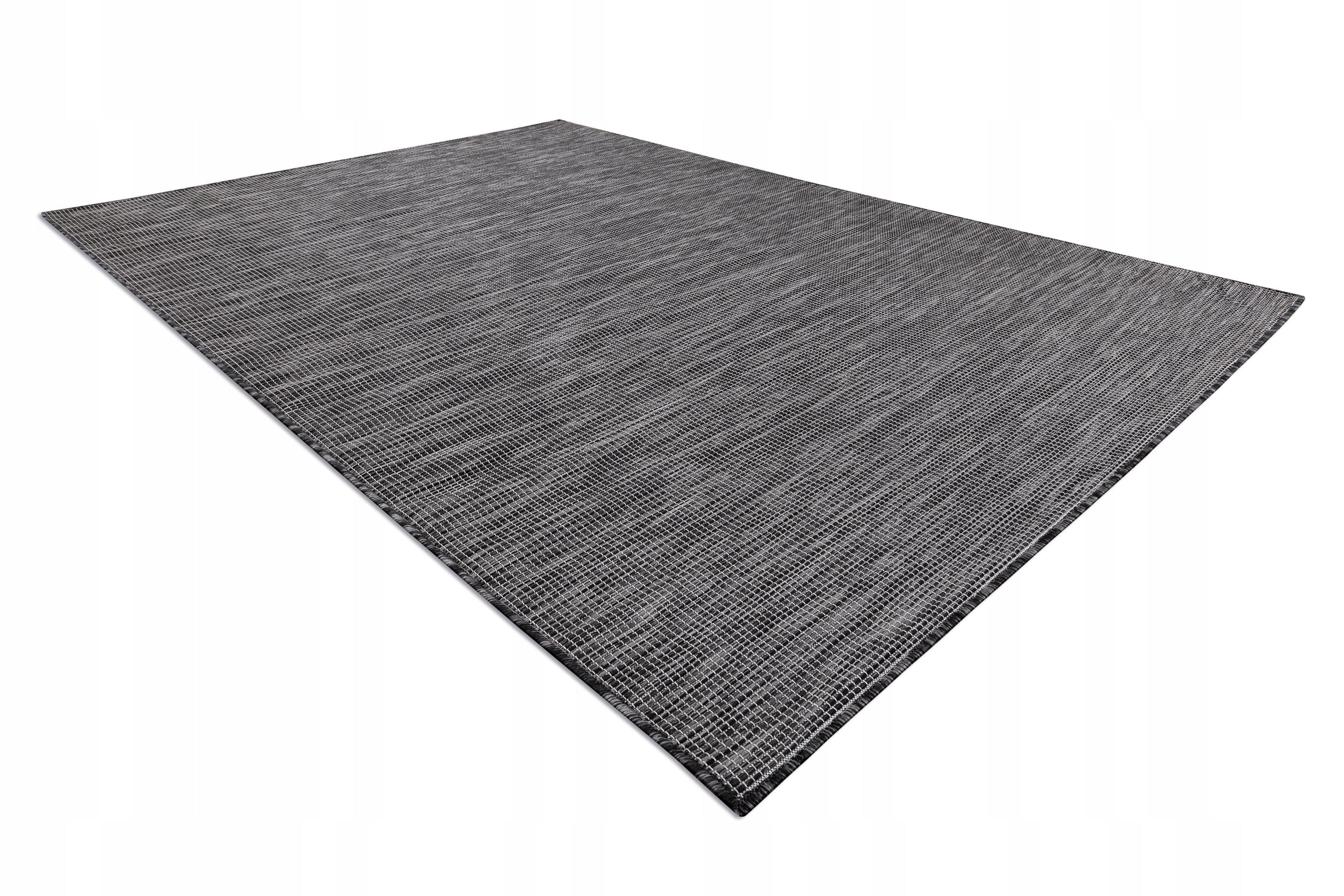 Teppich Sisalschnur flach PATIO 2778 schwarz/beige