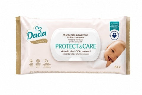 Dada Aloe Care wipes Dada Protect&Care moistened 1 x 64 pcs.