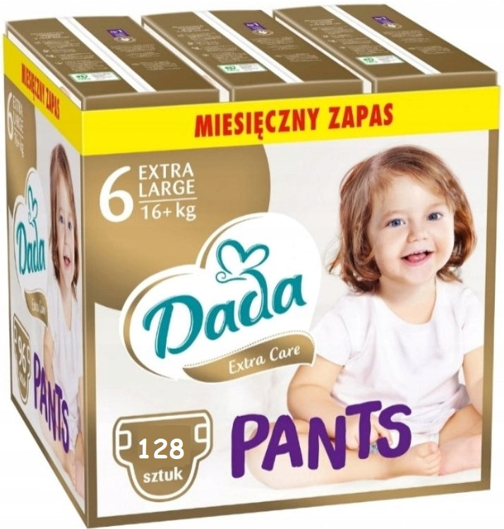 Dada Extra Care Pants Size 6 (16+ kg) - 128 Count