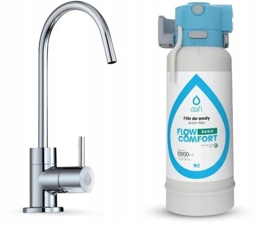 Dafi Flow Comfort Basic DC10 filter system with tap Alto chrome 1 pc.