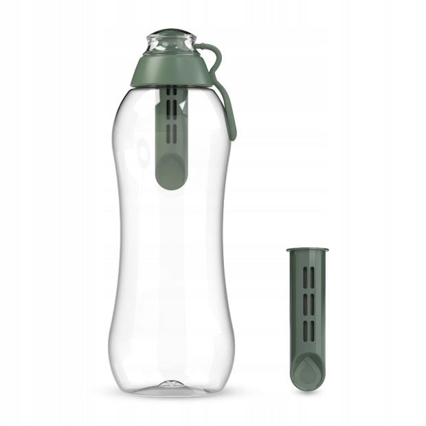 Dafi Soft filter bottle 0.7 l sage bottle green