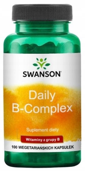Daily B-complex 100caps. Swanson Resistance Choline Biotin Niacin B12