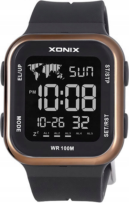 Damski ZEGAREK XONIX WODOSZCZELNY WIELOFUNKCYJNY ELEKTRONICZNY Brand Xonix