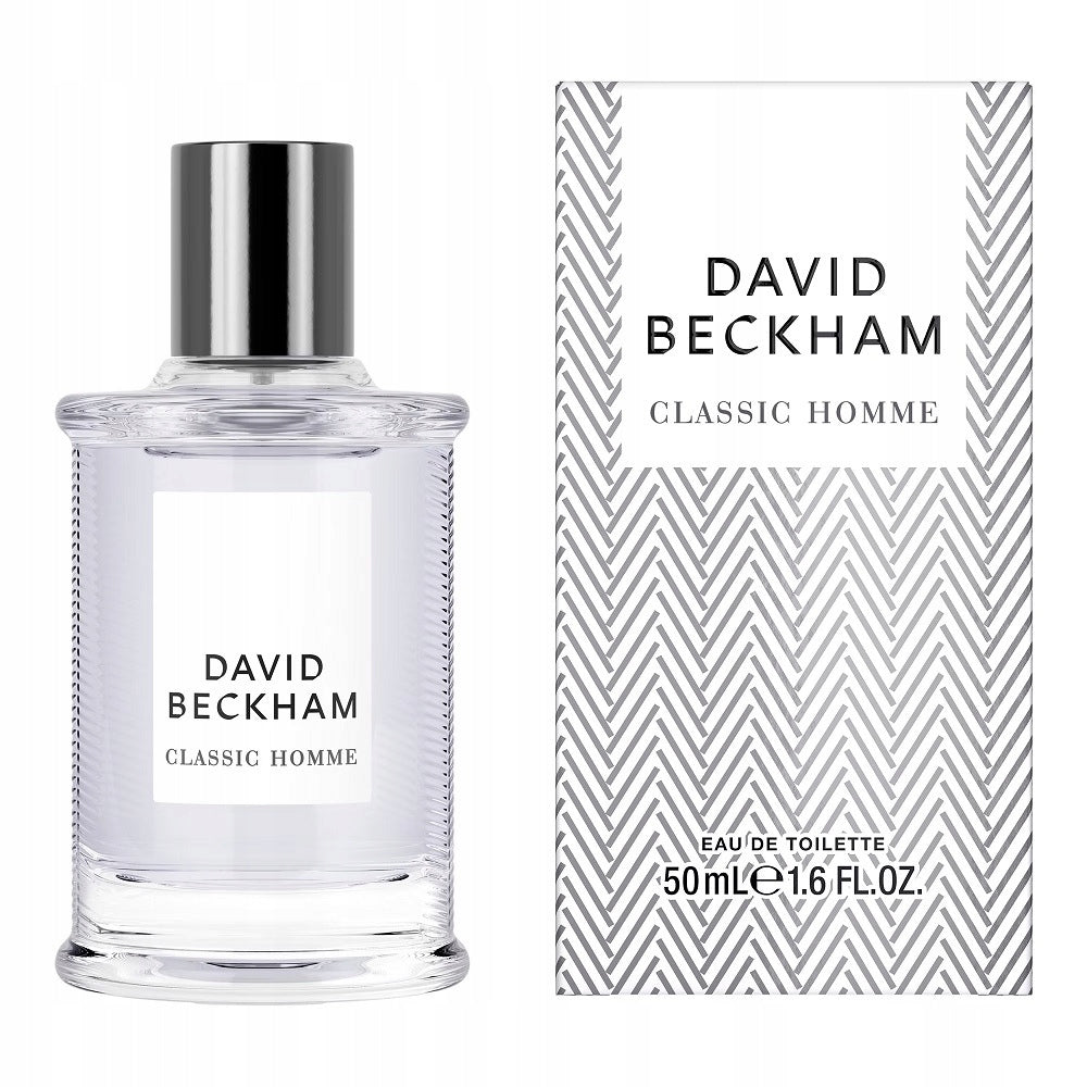 David Beckham Eau De Toilette Men's Classic Homme Perfume Permanent EDT 50 ml Packaging status original