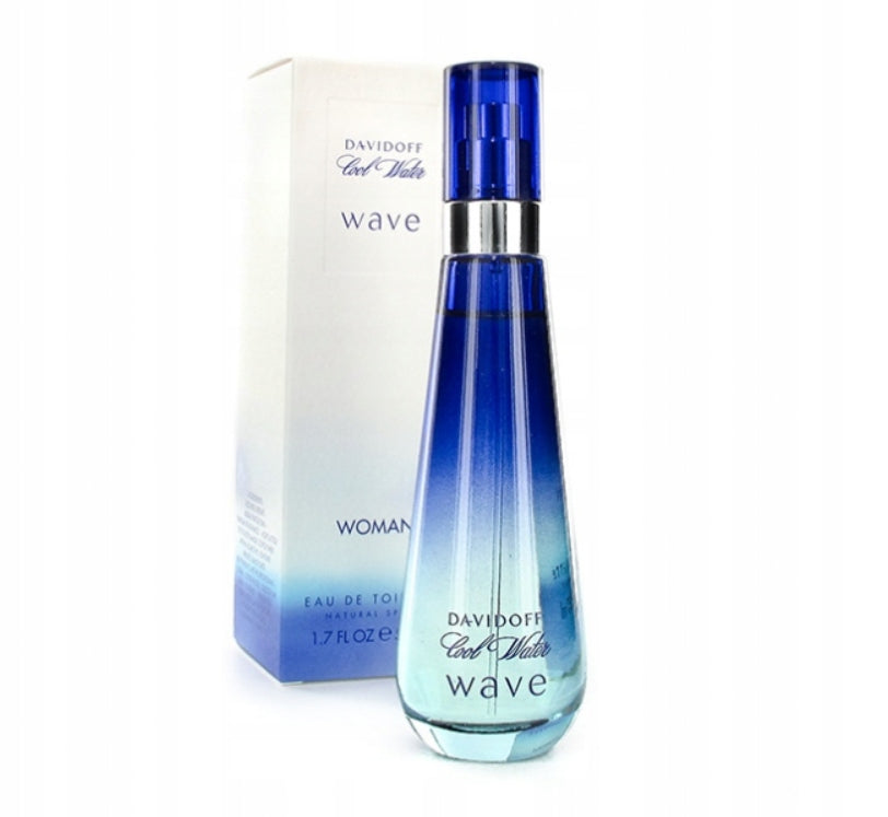 Davidoff Cool Water WAVE Eau De Toilette 50ml EDT Eau De Toilette Women's